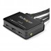 StarTech.com 2 Port HDMI KVM Switch, 4K 60Hz, Compact Dual Port UHD/Ultra HD USB Desktop KVM Switch with Integrated 4ft Cables & Audio, Bus Powered & Remote Switching, MacBook ThinkPad - SV211HDUA4K StarTech.com 2 Port HDMI KVM Switch, 4K 60Hz, Compact Dual Port UHD/Ultra HD USB Desktop KVM Switch with Integrated 4ft Cables & Audio, Bus Powered & Remote Switching, MacBook ThinkPad - SV211HDUA4K