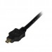 StarTech.com 1m Micro HDMI to DVI-D Cable - M/M - Video cable - HDMI / DVI - DVI-D (M) to micro HDMI (M) - 3.3 ft - shielded - black - HDDDVIMM1M - Cabo adaptador - DVI-D macho para 19 pin micro HDMI Type D macho - 1 m - blindado - preto