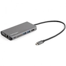 Startech.Com Dkt30chvausp Base para Portátil Y Replicador de Puertos Alámbrico Usb 3.0 (3.1 Gen 1) Type-C Negro, Gris