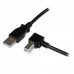 StarTech.com 2m USB 2.0 A to Right Angle B Cable Cord - 2 m USB Printer Cable - Right Angle USB B Cable - 1x USB A (M), 1x USB B (M) (USBAB2MR) - Cabo USB - USB Tipo B (M) para USB (M) - USB 2.0 - 2 m - conector 90° - preto