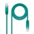 Cabo de Rede Nanocable Cat.6 UTP AWG24 0,5m - Verde sem_imagem