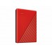 Western Digital My Passport disco duro externo 2000 GB Rojo