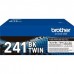 Brother TN241BK - Pack de 2 - preto - original - cartucho de toner - para Brother DCP-9015CDW, DCP-9020CDW, HL-3150CDW, MFC-9140CDN