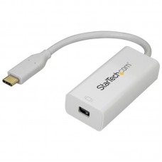 StarTech.com USB-C to Mini DisplayPort Adapter - 4K 60Hz - White - USB 3.1 Type-C to Mini DP Adapter (CDP2MDP) - Adaptador DisplayPort - 24 pin USB-C (M) para Mini DisplayPort (F) - USB 3.1 / Thunderbolt 3 / DisplayPort 1.2 - 18 cm - passivo, suporte StarTech.com USB-C to Mini DisplayPort Adapter - 4K 60Hz - White - USB 3.1 Type-C to Mini DP Adapter (CDP2MDP) - Adaptador DisplayPort - 24 pin USB-C (M) para Mini DisplayPort (F) - USB 3.1 / Thunderbolt 3 / DisplayPort 1.2 - 18 cm - passivo, suporte