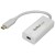 StarTech.com USB-C to Mini DisplayPort Adapter - 4K 60Hz - White - USB 3.1 Type-C to Mini DP Adapter (CDP2MDP) - Adaptador DisplayPort - 24 pin USB-C (M) para Mini DisplayPort (F) - USB 3.1 / Thunderbolt 3 / DisplayPort 1.2 - 18 cm - passivo, suporte sem_imagem