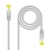 Cabo de Rede Nanocable RJ45 Cat.6A SFTP - Cinza, 25cm sem_imagem