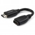 StarTech.com 6in High Speed HDMI Port Saver Cable with 4K 60Hz - Short HDMI 2.0 Male to Female Adapter Cable - Port Extender (HD2MF6INL) - Cabo de extensão HDMI - HDMI macho reto para HDMI fêmea reto - 15.2 cm - proteção dupla - preto - suporte de 4K