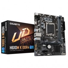 Placa-Mãe Gigabyte H610M K DDR4 Intel H610 LGA 1700 Micro ATX Placa-Mãe Gigabyte H610M K DDR4 Intel H610 LGA 1700 Micro ATX