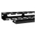 StarTech.com 1U Horizontal Finger Duct Rack Cable Management Panel with Cover - Server Rack Cable Duct - Rack Cable Organizer / Manager (CMDUCT1UX) - Painel de gestão do cabo do suporte - 1U - 19 sem_imagem