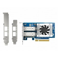 QNAP QXG-25G2SF-CX6 - adaptador de rede - PCIe 4.0 x8 - 25 Gigabit SFP28 x 2 - QXG-25G2SF-CX6