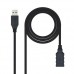 Cabo Nanocable USB 3.0: Tipo A Macho-Fêmea, 3m, Preto Cabo Nanocable USB 3.0: Tipo A Macho-Fêmea, 3m, Preto