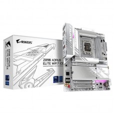 Placa Mãe Gigabyte Z890 Aorus Elite Wifi 7 Ice ATX: Processador Intel LGA 1851, DDR5, Wi-Fi 7, Thunderbolt 4