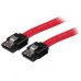 StarTech.com 12in Latching SATA Cable - SATA cable - Serial ATA 150/300/600 - SATA (R) to SATA (R) - 1 ft - latched - red - LSATA12 - Cabo SATA - Serial ATA 150/300/600 - SATA (R) para SATA (R) - 30 cm - travada - vermelho - para P/N: 10P6G-PCIE-SATA