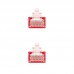 Cabo de Rede Nanocable 10.20.0402-R Cat6e UTP RJ45 2m Vermelho