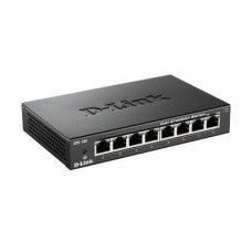 Switch D-Link DES-108: 8 Portas 10/100 Mbps, Não Gerenciado, Carcaça Metálica Switch D-Link DES-108: 8 Portas 10/100 Mbps, Não Gerenciado, Carcaça Metálica