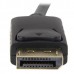 StarTech.com 6.5 ft / 2m DisplayPort to HDMI converter cable - 4K (DP2HDMM2MB) - Cabo adaptador - DisplayPort macho para HDMI macho - 2 m - preto - suporte de 4K - para P/N: DK30CH2DEP, DK30CH2DEPUE, DK30CH2DPPD, DK30CH2DPPDU, DK30CHDDPPD, DK30CHDPPD