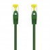 Cabo de Rede Nanocable Cat.6a RJ45, 1m, Verde, SFTP, AWG26