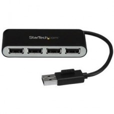 4 Port Portable USB 2.0 Hub with Cable