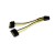 StarTech.com 6in SATA Power to 6 Pin PCI Express Video Card Power Cable Adapter - SATA to 6 pin PCIe power - Cabo de alimentação - SATA de alimentação (M) para alimentação PCIe 6 pinos (M) - 15 cm sem_imagem