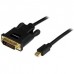 Cabo Adaptador StarTech MDP2DVIMM3B Mini DisplayPort para DVI-D