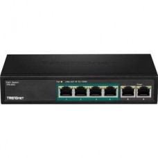 Switch Trendnet Tpe-S50 6 Puertos Rj-45 10 100 Poe