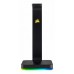 Soporte Auriculares Corsair Aluminio Rgb Y 7.1 Surround Sound Corsair St100 Rgb Premium, Auriculares, Interior, Negro, Respaldo