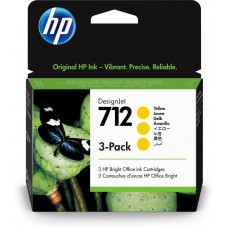 Hp 712 3-Pack 29-Ml Yellow Designjet Ink