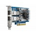 QNAP QXG-25G2SF-CX6 - adaptador de rede - PCIe 4.0 x8 - 25 Gigabit SFP28 x 2 - QXG-25G2SF-CX6
