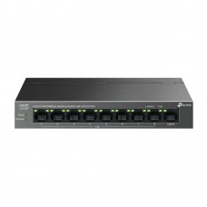 TP-LINK - 9-Port 10/100Mbps Desktop Switch with 8-Port PoE+