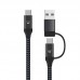 Ewent Cabo Usb-C para Usb-C c/ Adapt Usb 60w Quickcharge 1mt Ewent Cabo Usb-C para Usb-C c/ Adapt Usb 60w Quickcharge 1mt