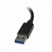 StarTech.com USB 3.0 to VGA Adapter - Slim Design - 1920x1200 - Adaptador de vídeo - Compatível com TAA - USB Tipo A macho para HD-15 (VGA) fêmea - 19 cm - preto - para P/N: MXT101MM