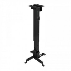 Suporte de Teto Tooq PJ2012T: Inclinável, 20kg, Preto Suporte de Teto Tooq PJ2012T: Inclinável, 20kg, Preto