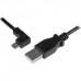 Cabo StarTech Micro USB 0,5m Angulado Esquerda Cabo StarTech Micro USB 0,5m Angulado Esquerda
