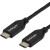StarTech.com USB C to USB C Cable - 3m / 10 ft - USB Cable Male to Male - USB-C Cable - USB-C Charge Cable - USB Type C Cable - USB 2.0 (USB2CC3M) - Cabo USB - 24 pin USB-C (M) para 24 pin USB-C (M) - Thunderbolt 3 / USB 2.0 - 3 m - preto - para P/N: sem_imagem
