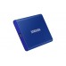 SSD Portátil Samsung T7 1TB Azul: NVMe, 1050 MB/s leitura, 1000 MB/s escrita, USB 3.2 Gen 2