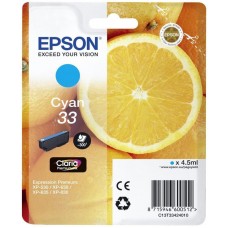 Epson Singlepack Cyan 33 Claria Premium Ink