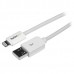 Startech Cable 3m Lightning Blanco Usblt3mw