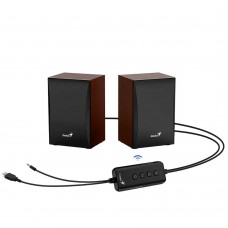Genius - SP-HF380BT Wood Speakers USB-powered speakers