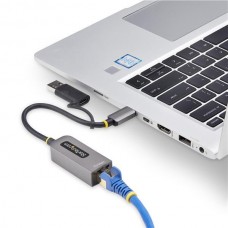 Usb 3.0 Type-C To 2.5 Gigabit Cabl Ethernet Adapter W/Usb-A Convert