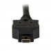 StarTech.com 1m Micro HDMI to DVI-D Cable - M/M - Video cable - HDMI / DVI - DVI-D (M) to micro HDMI (M) - 3.3 ft - shielded - black - HDDDVIMM1M - Cabo adaptador - DVI-D macho para 19 pin micro HDMI Type D macho - 1 m - blindado - preto