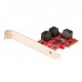 SATA PCIe Card/Controller Card 6 Ports