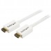 StarTech.com 5m/16 ft CL3 Rated HDMI Cable with Ethernet, In Wall Rated HDMI Cable 4K 30Hz, UHD High Speed HDMI Cable 10.2 Gbps Bandwidth, 4K Ultra HD HDMI 1.4 Video / Display Cable, 30AWG - Long White HDMI Cable - Cabo HDMI - HDMI macho para HDMI ma