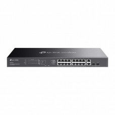 TP-LINK Omada 20-Port Gigabit Easy Managed Switch with 16-Port PoE+ 16x Gigabit PoE+ Ports 2x Gigabit Non-PoE Ports