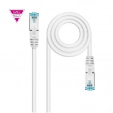 Cabo de Rede Nanocable Cat.7 - 25cm, Branco