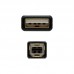 Cabo Nanocable USB 2.0 para Impressora com Ferrita, 5m, Macho/Macho, Preto