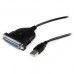 Cabo Adaptador StarTech USB para Paralelo - ICUSB1284D25 - 1,8m