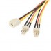 Cable 30cm Multiplicador Tx3 Cabl De Alimentacion Ventiladores