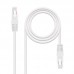 Cabo de Rede Nanocable 10.20.0110-W: Cat5e, 10m, Branco