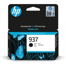 Tinteiro HP 937 Preto Original: Rendimento Padrão, 1250 Páginas Tinteiro HP 937 Preto Original: Rendimento Padrão, 1250 Páginas