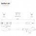 Cabo de Rede StarTech Cat6 UTP 50cm Preto